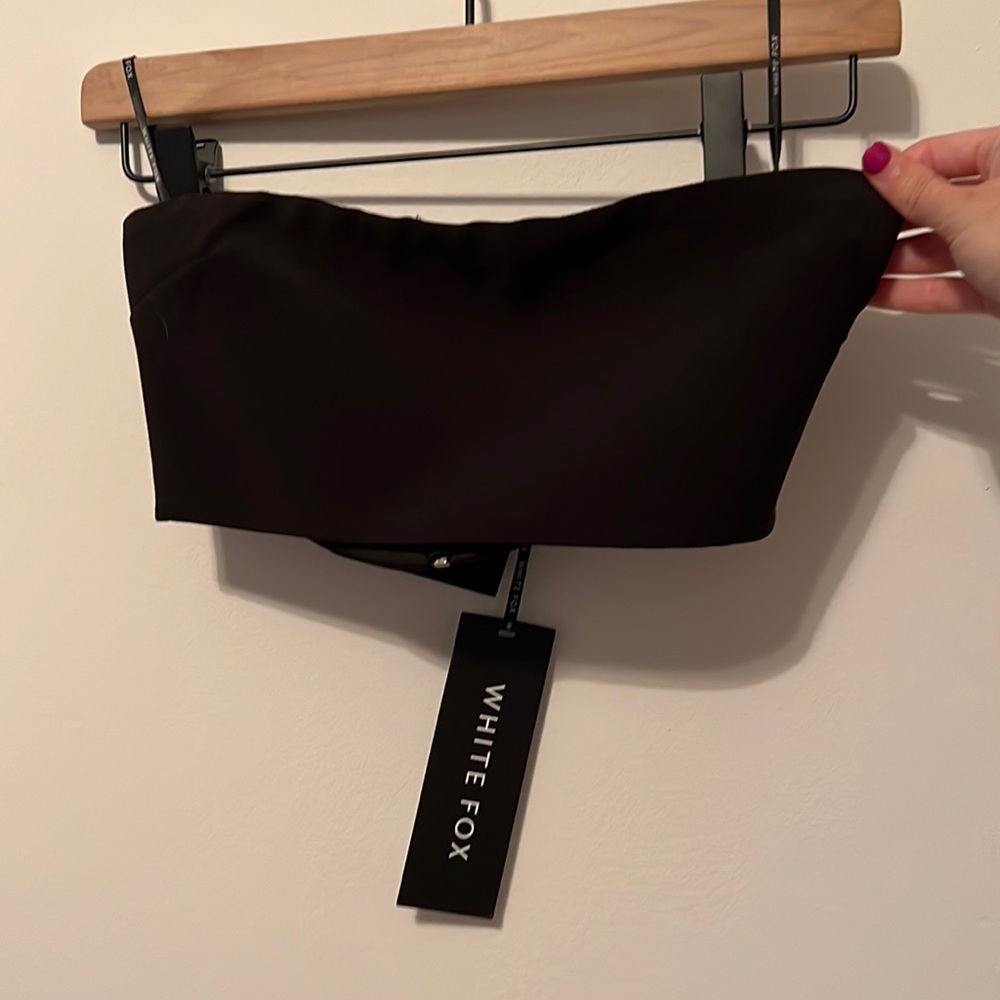 Black crop top